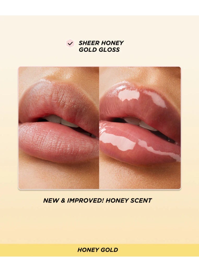 جيسو زيت الشفاه جيسو بنكهة العسل - ذهبي شفاف، 8 مل - Image 3